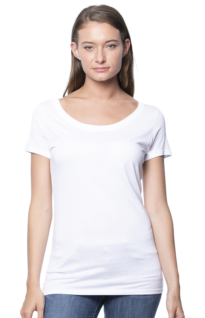 Bamboo Scoop-Neck Tee
