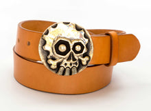 Leather Belt with Gearhead Buckle - Gone Rogue