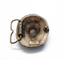 Leather Belt with Vintage Lion's Head Buckle - Gone Rogue