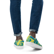 Men’s slip-on canvas shoes: Tropical Design