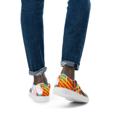 Men’s slip-on canvas shoes: Festive Design