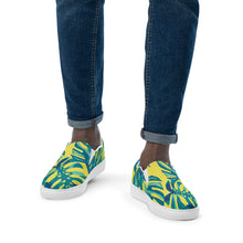 Men’s slip-on canvas shoes: Tropical Design
