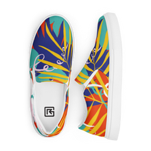 Men’s slip-on canvas shoes: Festive Design