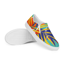 Men’s slip-on canvas shoes: Festive Design