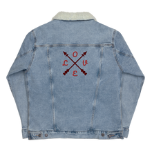 Unisex denim sherpa jacket