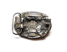 Leather Belt with Vintage Harley Buckle - Gone Rogue
